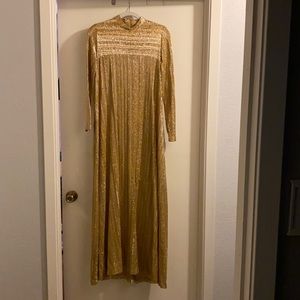 Gold Maxi Dress